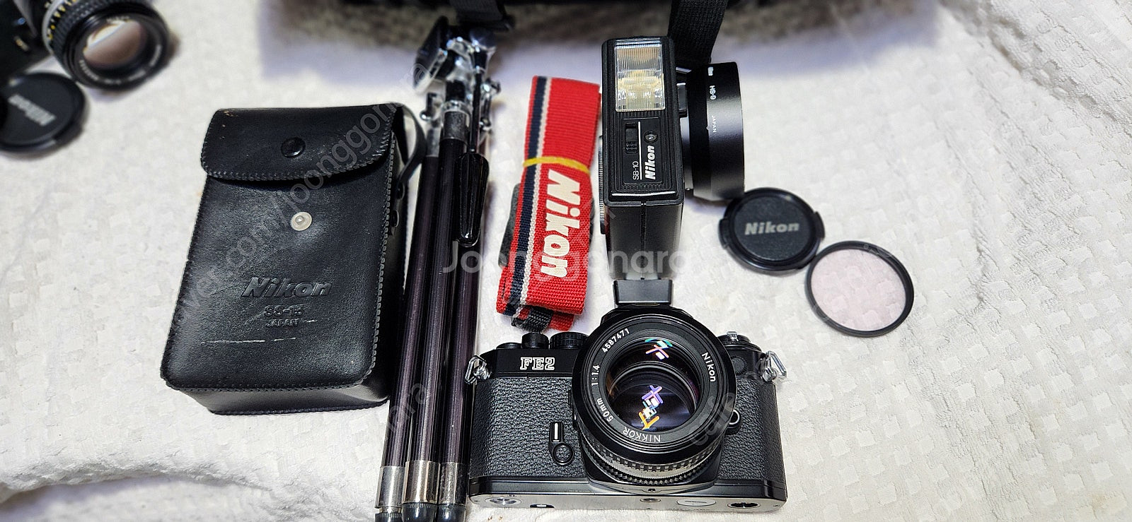 NIKON FE2(블랙A급), LR44 2개전기능정상,...--3