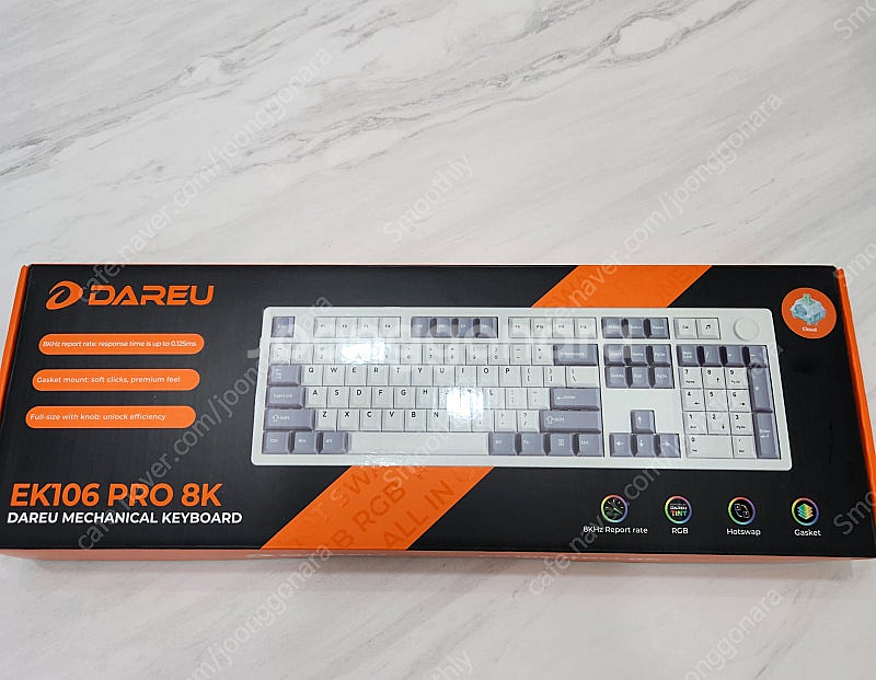 다얼유 EK106PRO 8K 유선 기계식 키보드 게이밍...--0