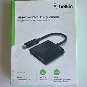 [새상품] 벨킨 USB-C HDMI