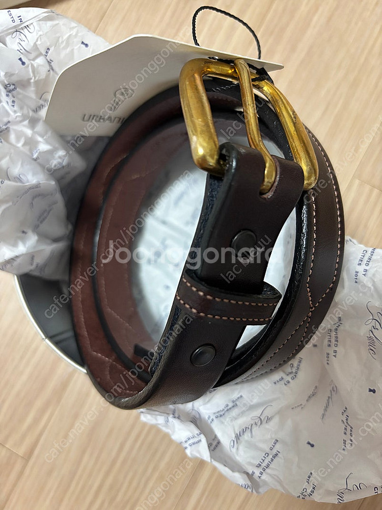 URBANIC30 stiched pattern belt...--1