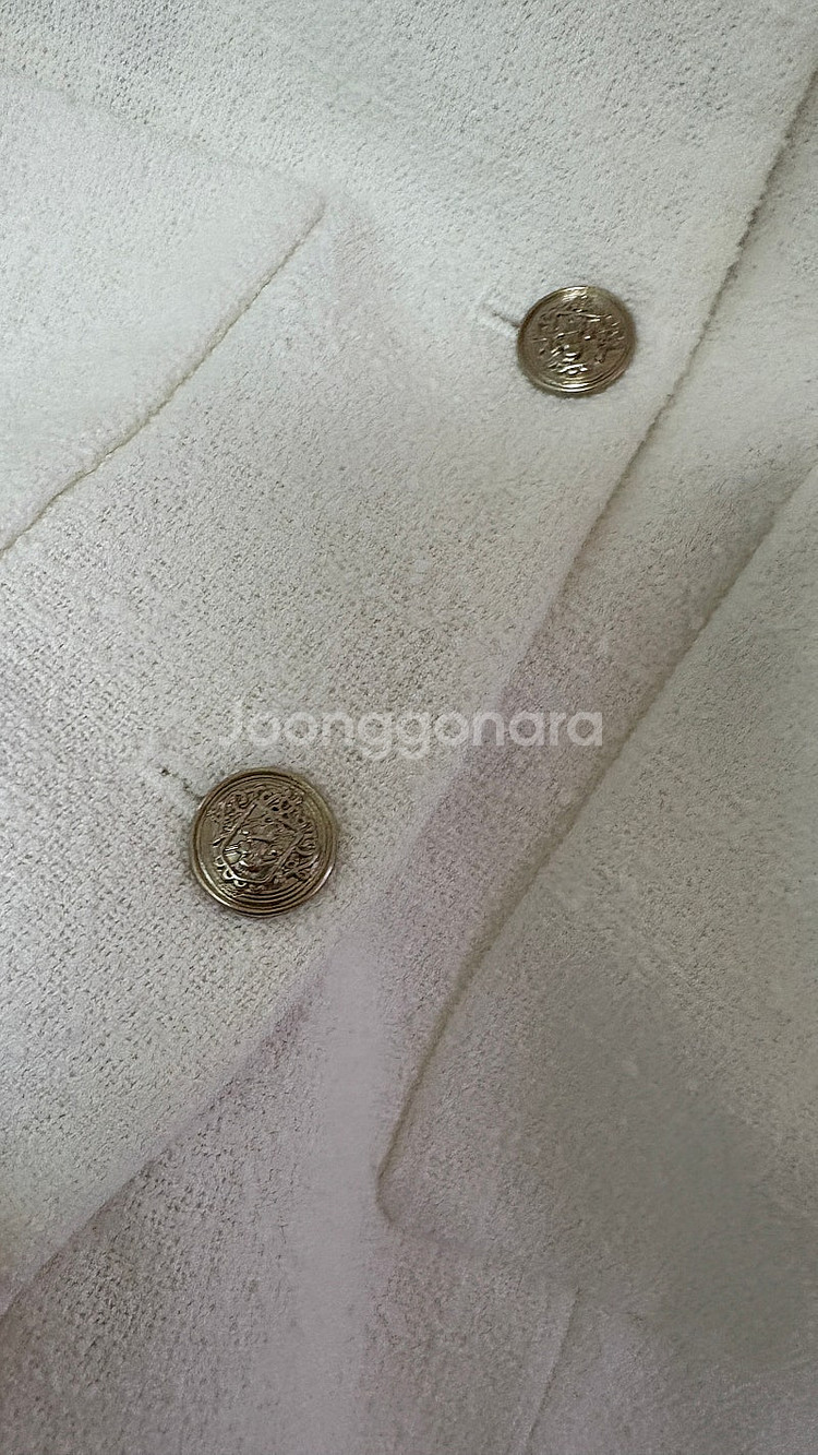 브플먼트 보브 트위드 썸머 쟈켓 스몰, 화이트 레이온 ...--2