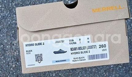 Merrell 머렐 하이드로 슬라이드 2 블랙 8 (2...--1