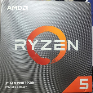 AMD 라이젠 3600 정품쿨러 (CPU X)