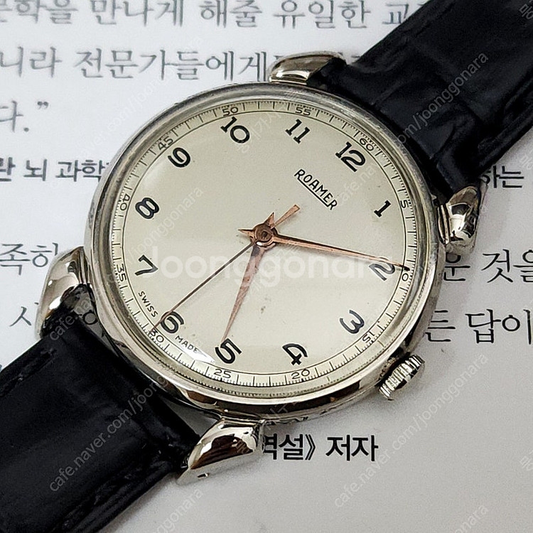 극희귀]스위스 로머 팬시러그 수동 남성시계--4