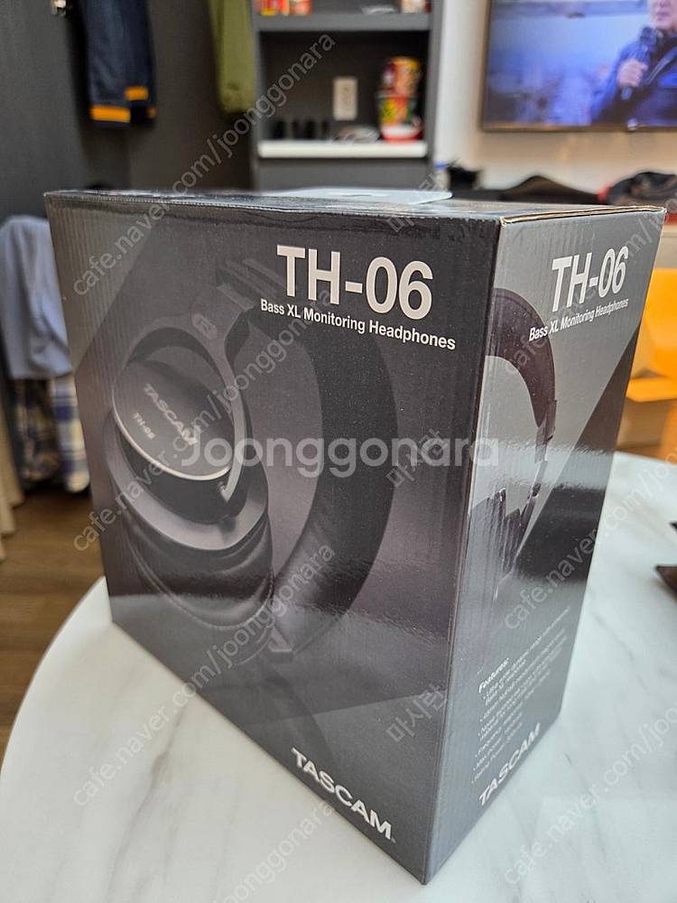 Tascam TH-06 모니터링 헤드폰 미개봉--0