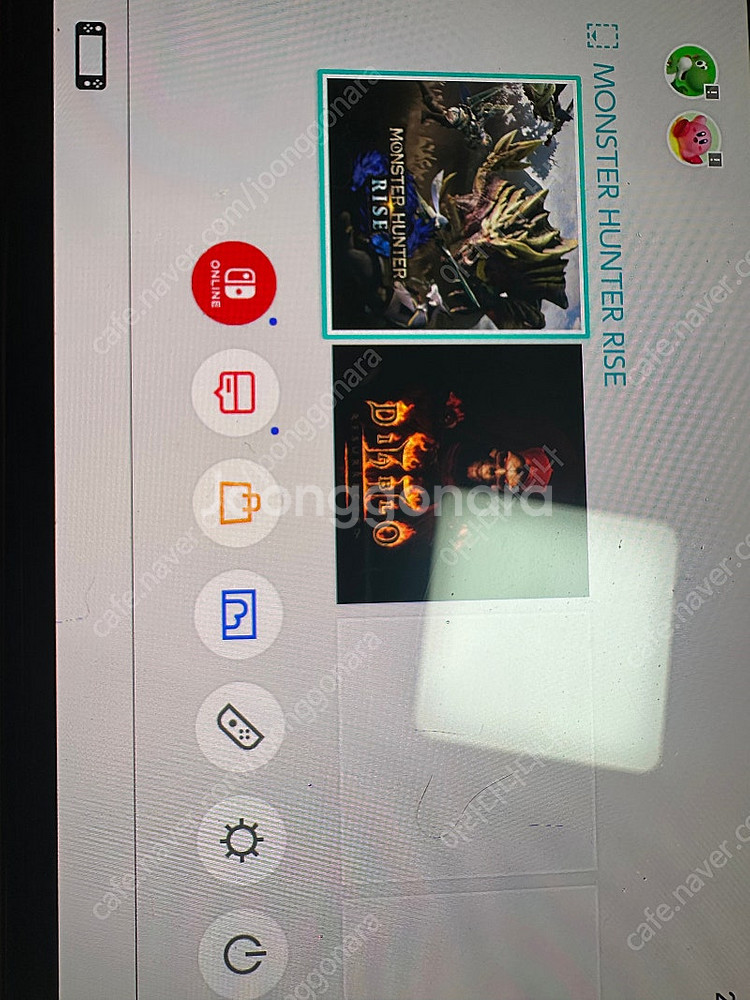 스위치 oled 몬헌선브+디아2 팝니다--3
