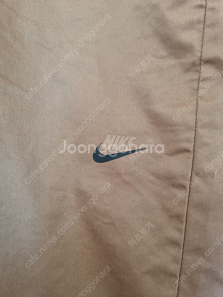 NIKE 나이키 스포츠 웨어 테이퍼드 핏 브라운 면바지...--3
