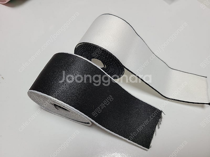 리본공예 재료정리 _ 자투리 고급 원단 리본--2