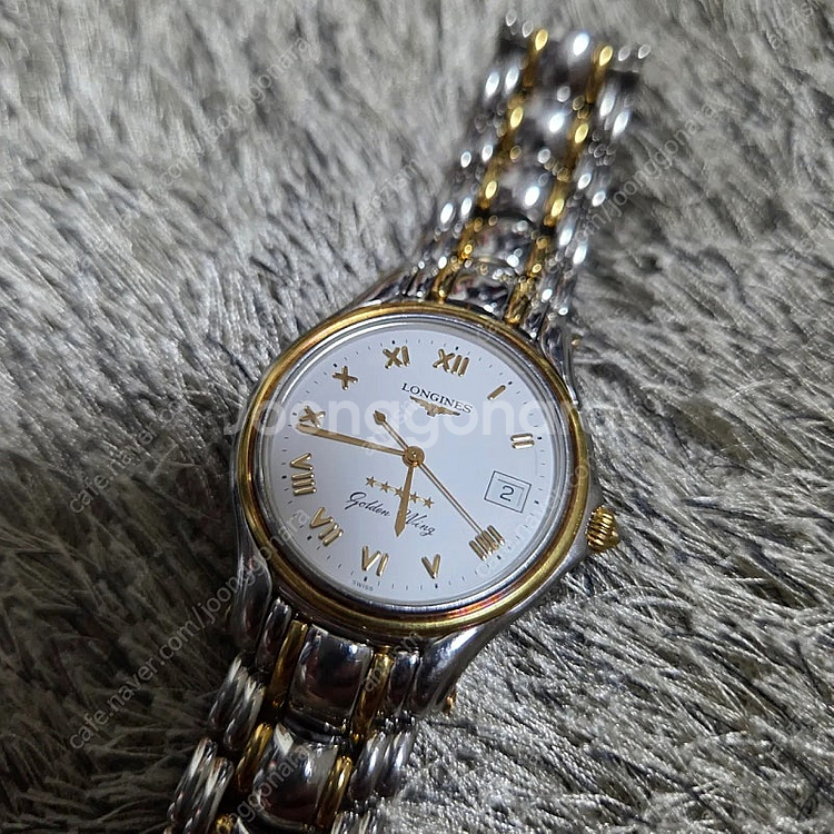 론진 골든윙 파이브스타 18k 콤비 34mm--0
