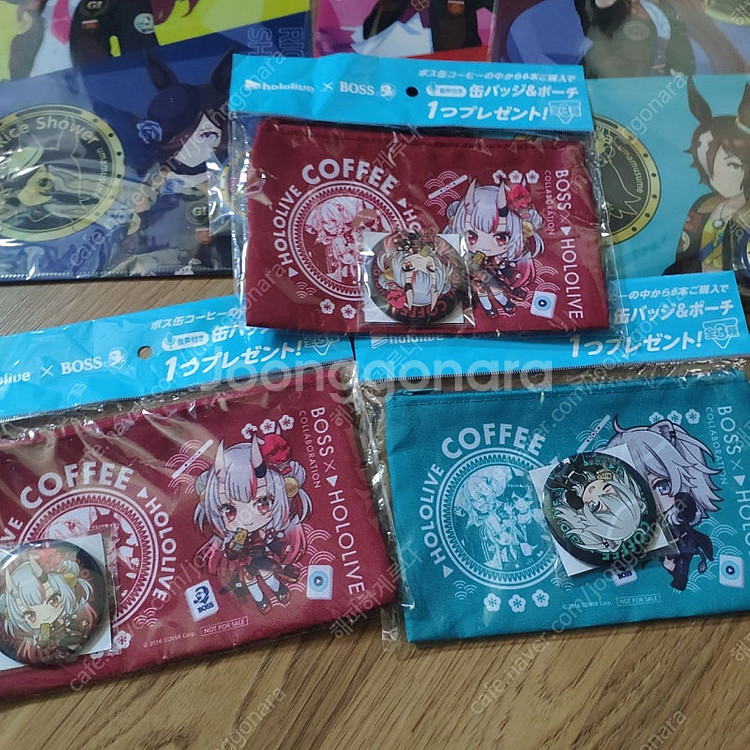 일본 애니 우마무스메 클리어파일+브러치+파우치--1