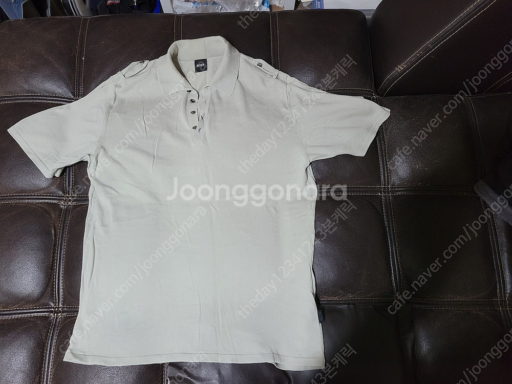 휴고보스(HUGO BOSS) 니트 반팔 카라티 M사이즈...--2