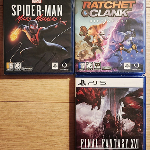 PS5 게임 판매합니다(파이널 판타지 16, 용과 같이 8, 호라이즌 포비든 웨스트, 라쳇 앤 클랭크)