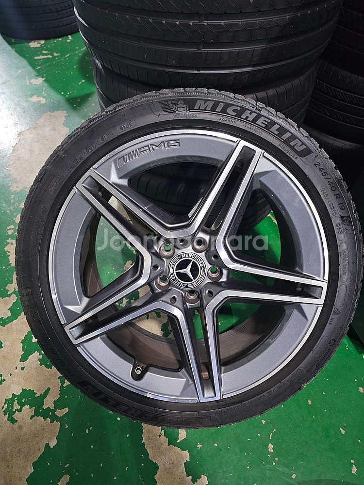 벤츠 정품 amg 19인치 휠타이어--2