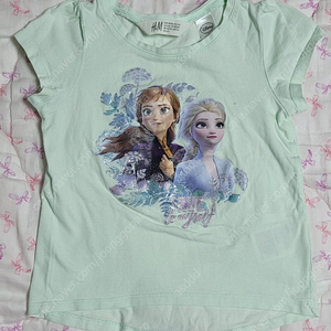 티셔츠 120 여아 h&m 겨울왕국
