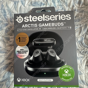 스틸시리즈 Arctis Gamebuds 무선 게이밍 이어폰 블랙