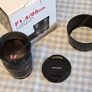 삼양 85mm F1.4 AS UMC E마운트 렌즈 판매 (수동)