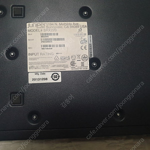 juniper SRX220팝니다