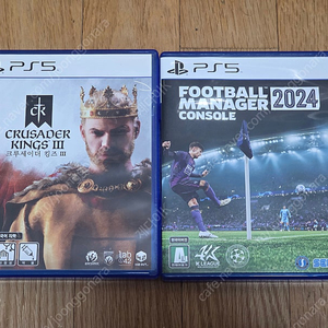 PS5 크루세이더킹즈3/풋볼매니저2024 일괄팝니다.