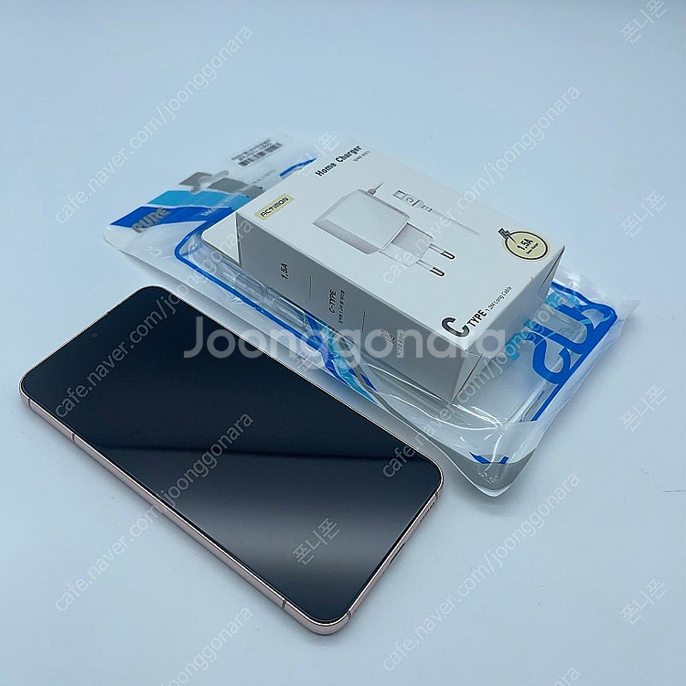 리퍼급] SSS 갤럭시s22 무잔상 256GB 핑크 공기계 상태좋은거 팝니다--4