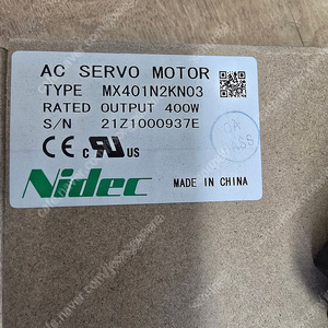 Nidec AC서보모터 신품2개