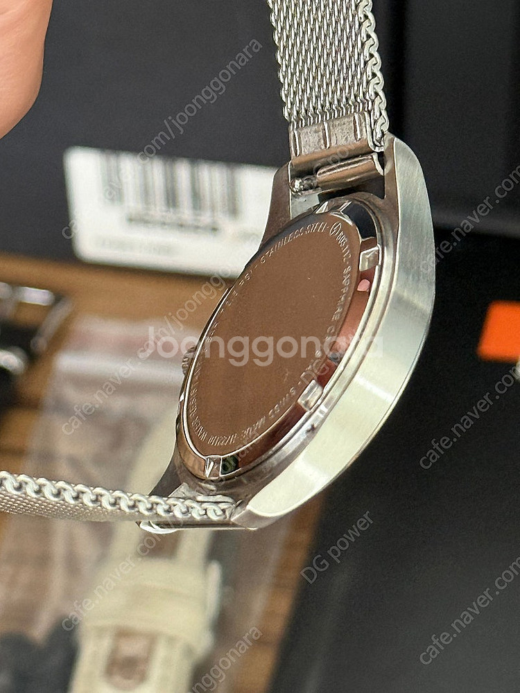 해밀턴 카키필드 쿼츠 실버 32mm--6