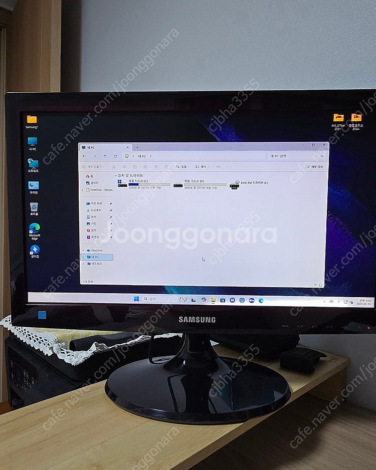삼성 데스크탑 i7 11700컴퓨터 Win 11 Pro--5