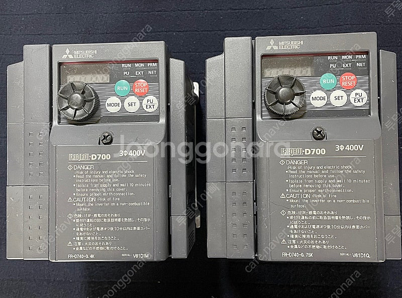 미쓰비씨 인버터, FR-D740-0.4K 미사용품 판매--0