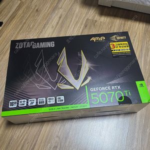 ZOTAC 지포스 RTX 5070Ti AMP Extreme Infinity 판매합니다.