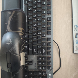 [4만원] MSI GK71 소닉 키보드+마우스+패드