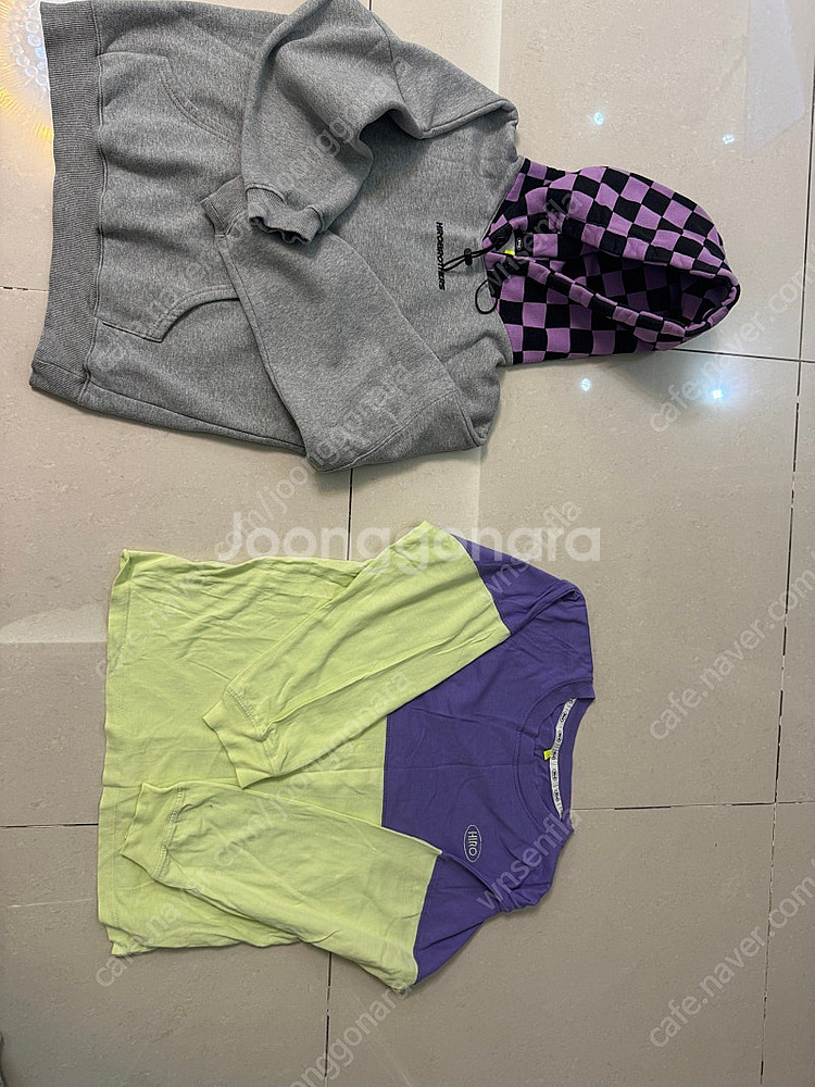 히로 150 기모후드티+ 긴팔티 두벌 택포--0