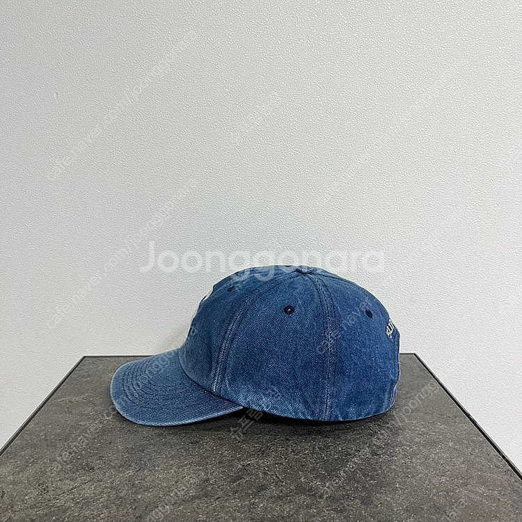 슈프림 워시드 데님 에스로고 S로고 볼캡 모자--1