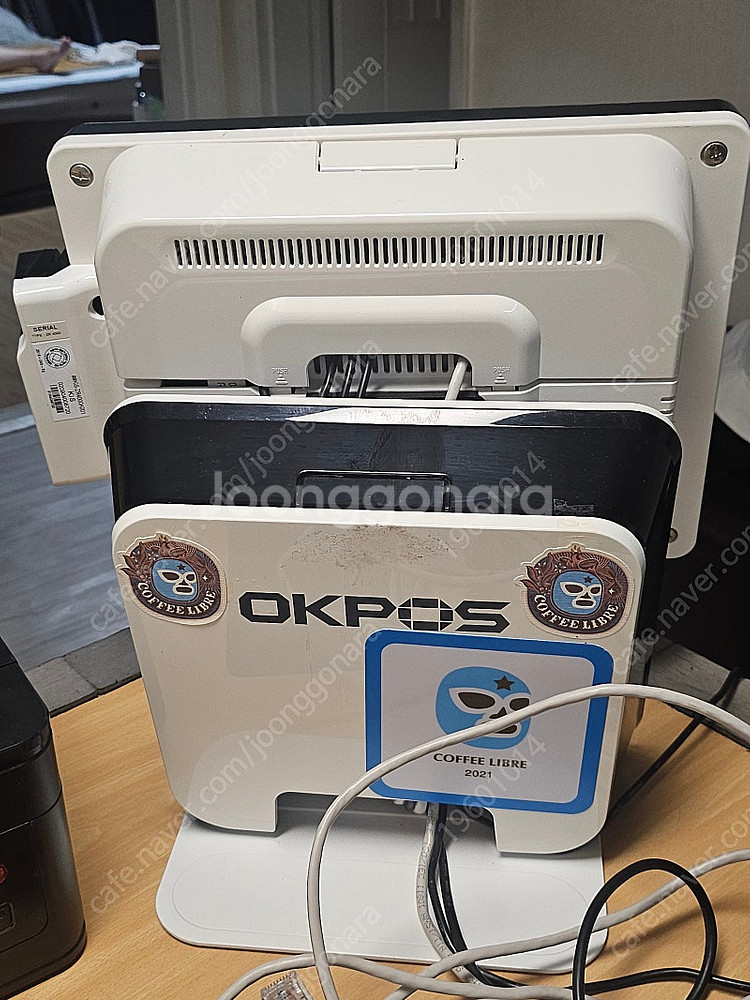 카운터 OKPOS 포스기 풀세트 팝니다--4
