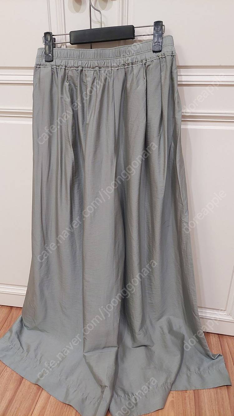 한섬 더캐시미어 밴딩 와이드팬츠--2