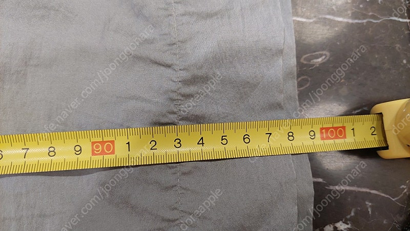 한섬 더캐시미어 밴딩 와이드팬츠--5