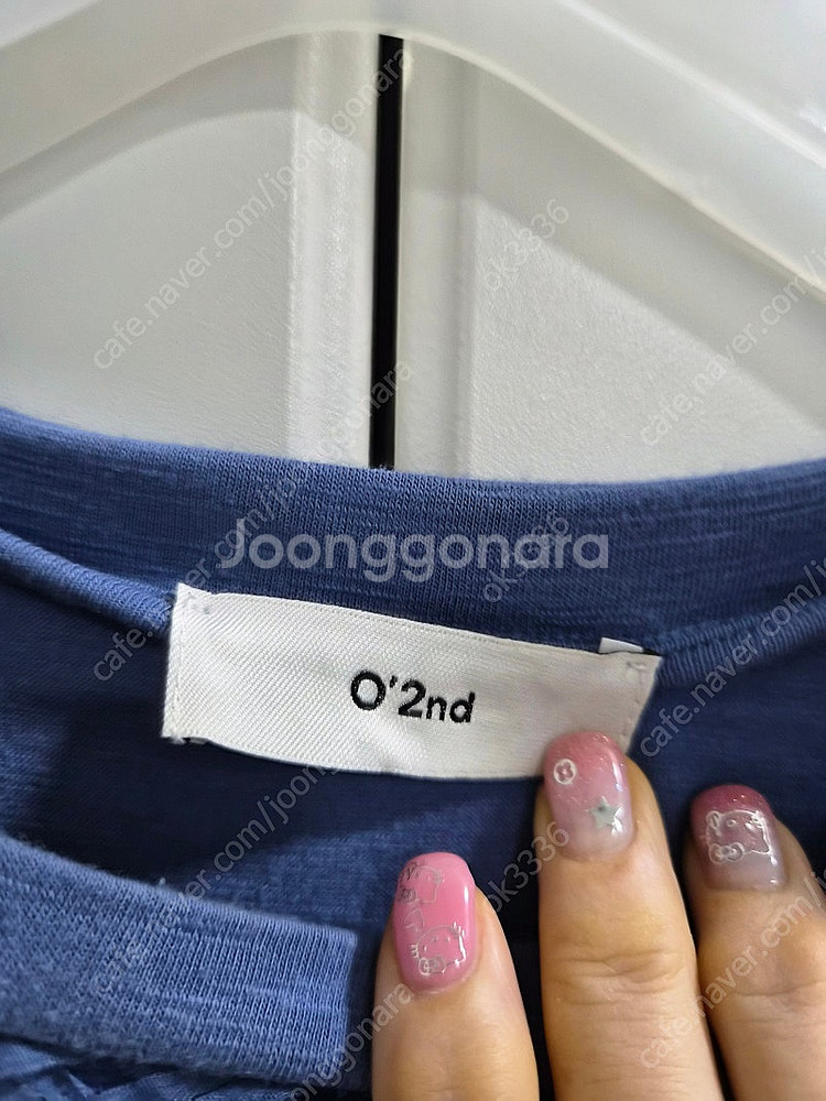 오즈세컨 아플리케블록드레스 팝니다.--2