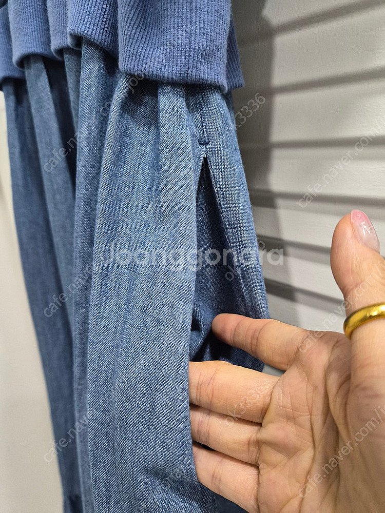 오즈세컨 아플리케블록드레스 팝니다.--6