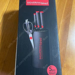 이녹스프랑 블레드 5종세트 / 중식도 식도 과도 가위 칼블럭