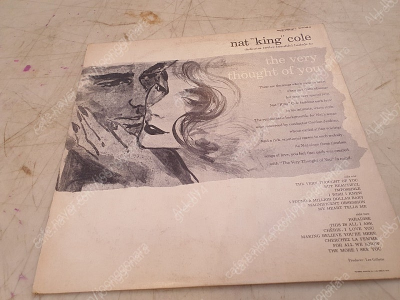 구합니다 냇킹콜 NAT KING COLE - The Very Thought Of You 레코드판 LP 이미지