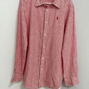 폴로 린넨 여성 셔츠