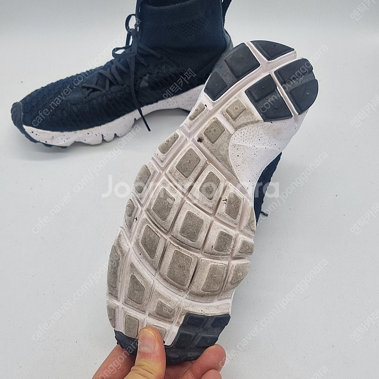 나이키 에어 풋스케이프 마지스타 플라이니트 블랙 다크 그레이 남성 250mm--2