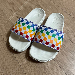 반스 체커보드 슬리퍼 190 VANS 정품 거의 새제품 아이 신발 대전 세종 아이 샌들