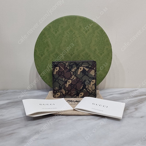팔라스 x 구찌 GG-P 슈프림 반지갑 카모플라주 - 22FW 723149 - FABC4-3055