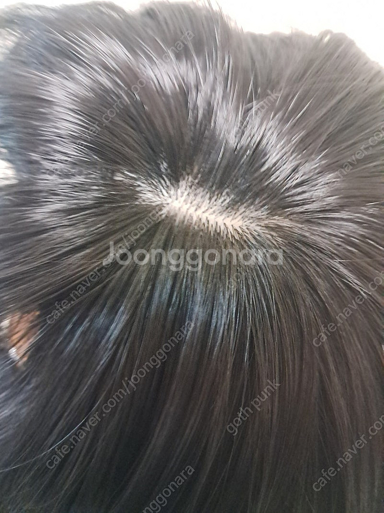 중성계 서브컬쳐 허쉬컷 울프컷 블랙 통가발 가발 운포 ...--3