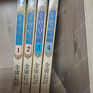 김용 무협소설 ---청향비(전 4권) ​