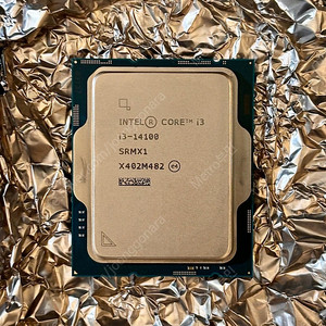 가격내림 Intel i3-14100 CPU 인텔 14세대 택포