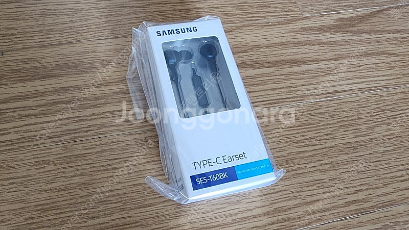 삼성 c타입 유선이어폰 블랙 새거팝니다 SES-T60--0