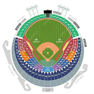 두산 vs 기아 8/17(일) 3루석, 중앙 네이비석