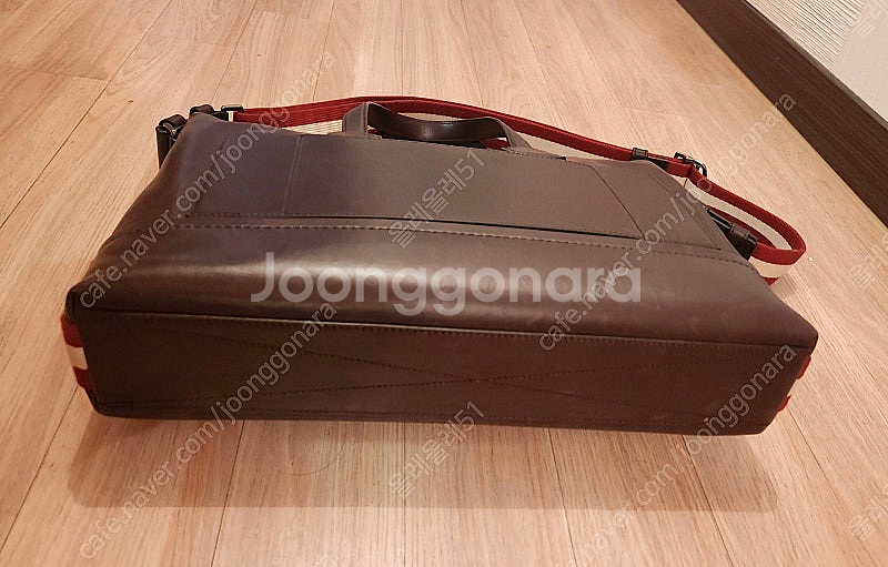 명품 발리 남성 가죽 대형 서류 토드백 가방. 크로스 ...--3