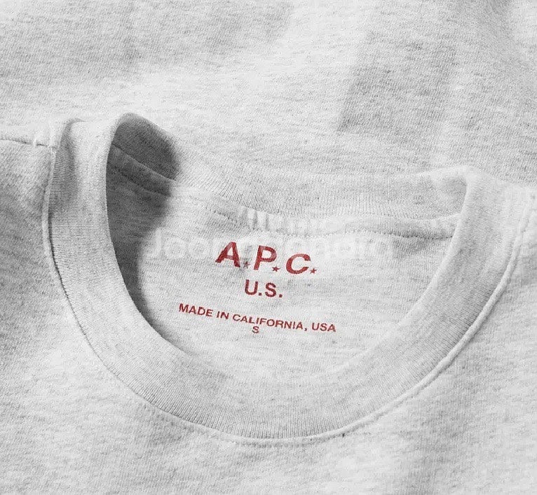 정품 아페쎄 apc 스웻 티셔츠 맨투맨--4