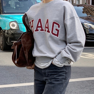 [해이그 haag] 스웻셔츠 (그레이) 새상품